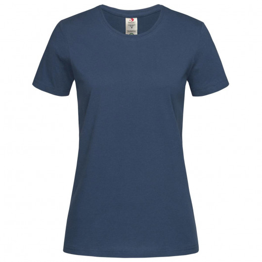 Womens Classic-T Organic Crew Neck Navy